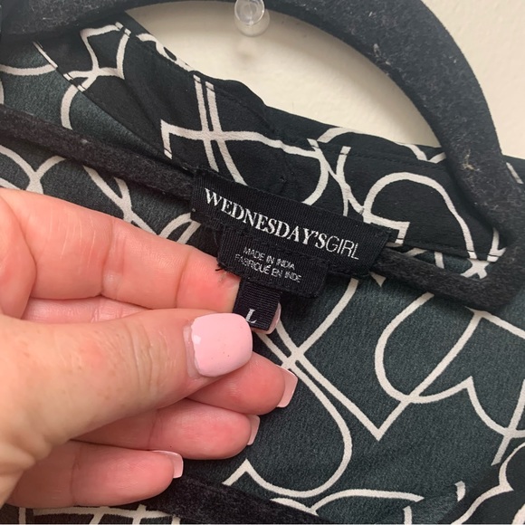 Wednesday’s Girl Heart Print Midi Dress - Picture 9 of 14